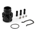 Black titanium vacuum adapter tee for second generation engine vacuum hose connections.