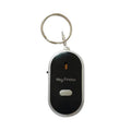 Oval acrylic key finder pendant in five colour options: red, blue, white, black, and orange.