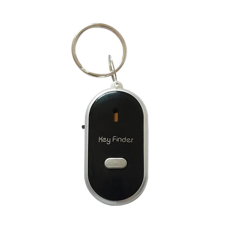Oval acrylic key finder pendant in five colour options: red, blue, white, black, and orange.