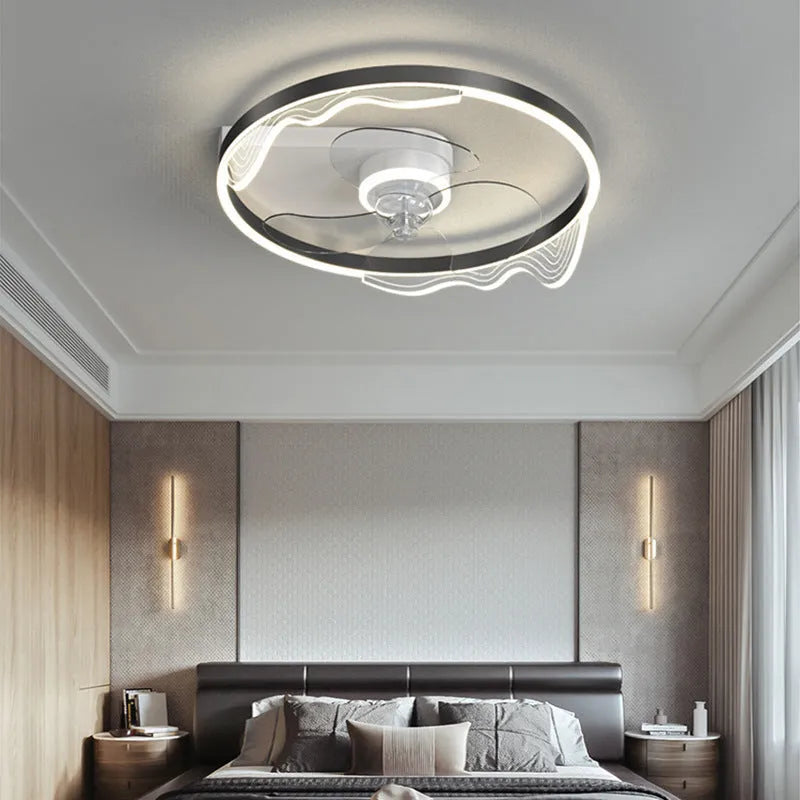 Landi simple modern Nordic style Tieyi ceiling lamp with iron body for a children's room.