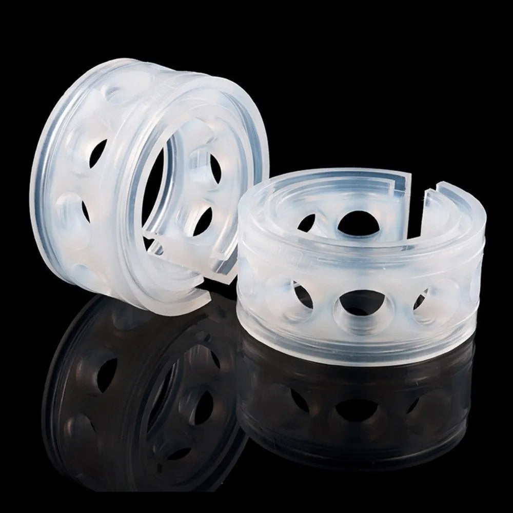 Transparent rubber car shock absorbers for vehicle modifications in six size options