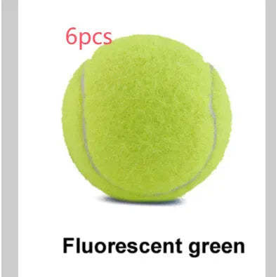 6.3cm bright coloured rubber dog tennis ball for bite-resistant fetch play