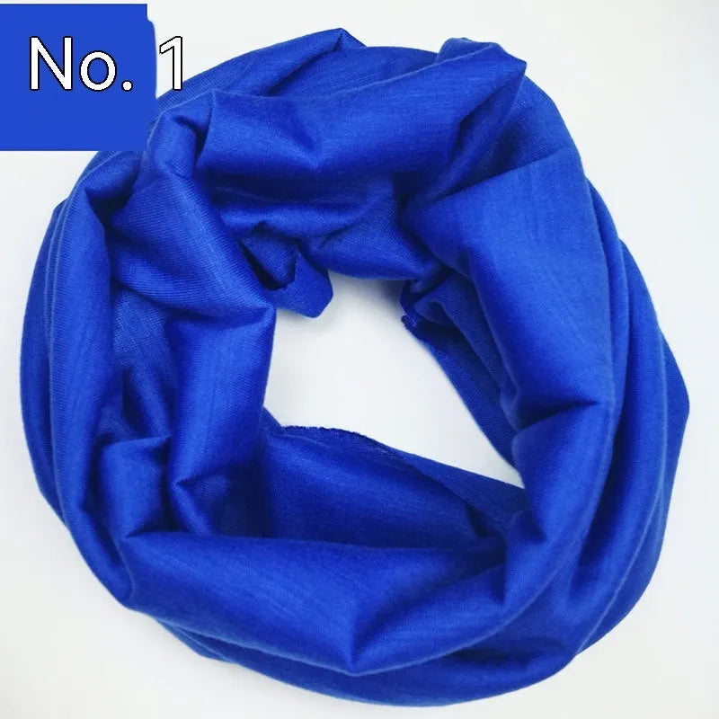 Seamless polyester magic headscarf for outdoor sports in multiple colour options