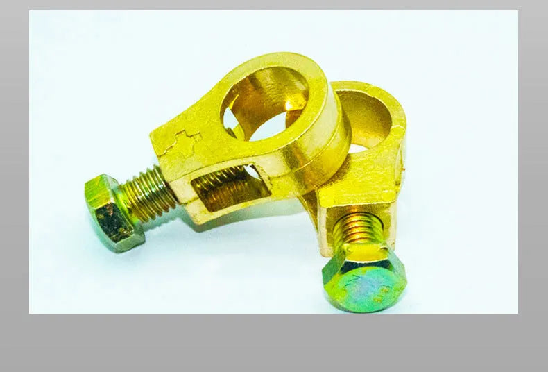 Pure copper car battery terminal clamp with patented design