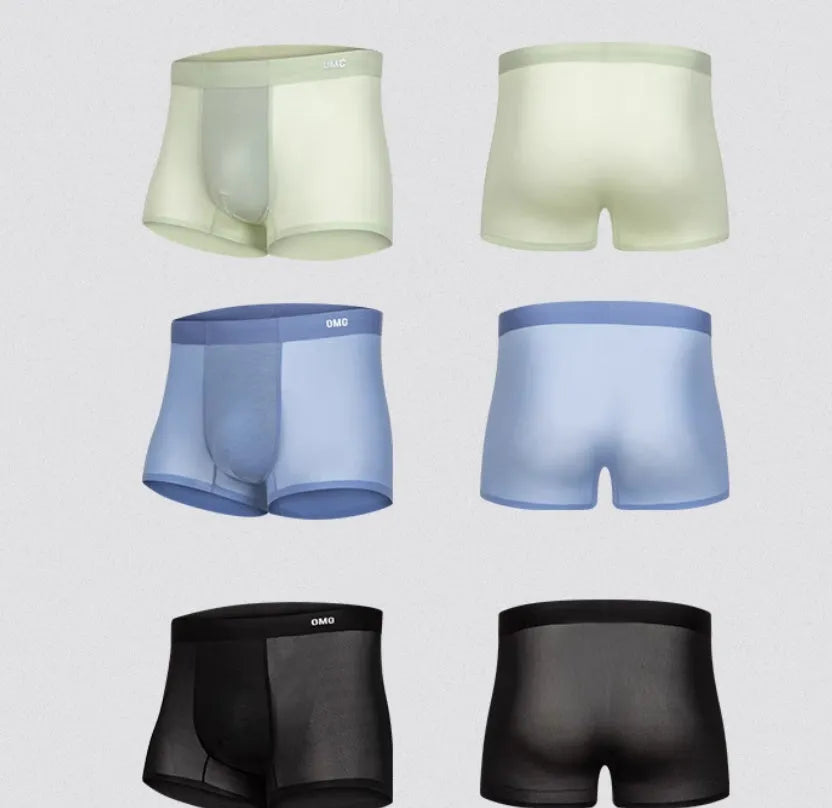 Lightweight antibacterial seamless sports underwear in four colours with size options up to 3XL