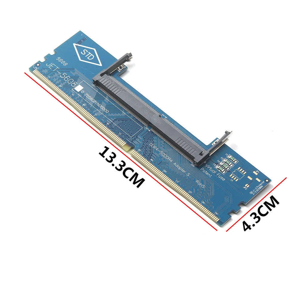 DDR4 laptop to desktop memory adapter card with electrostatic bag