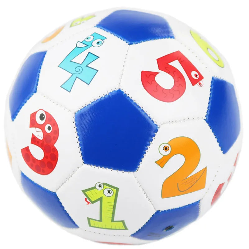 REGAIL soft leather No 2 children's football in colourful design for kindergarten use