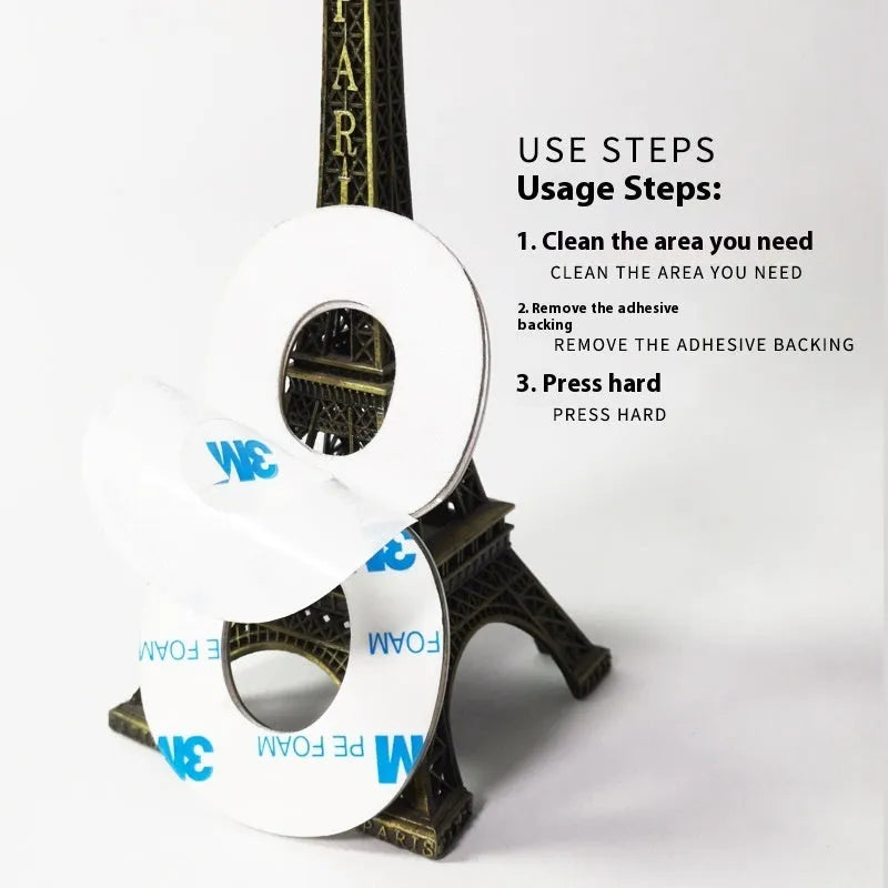 Black stainless steel adhesive house number showing 7.5cm character on backing