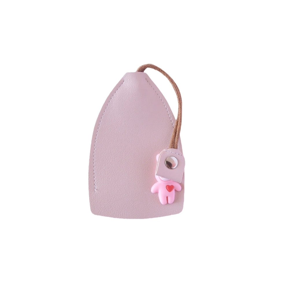 Universal large capacity PU leather car key case for keys and credit cards in multiple colours.