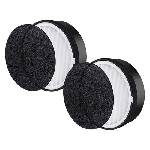 Levoit air purifier replacement filter measuring 19x19x6.3 cm with filter screen and cotton