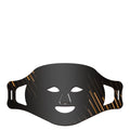 White silicone mask beauty instrument with LED photon light for skin rejuvenation and eye massage