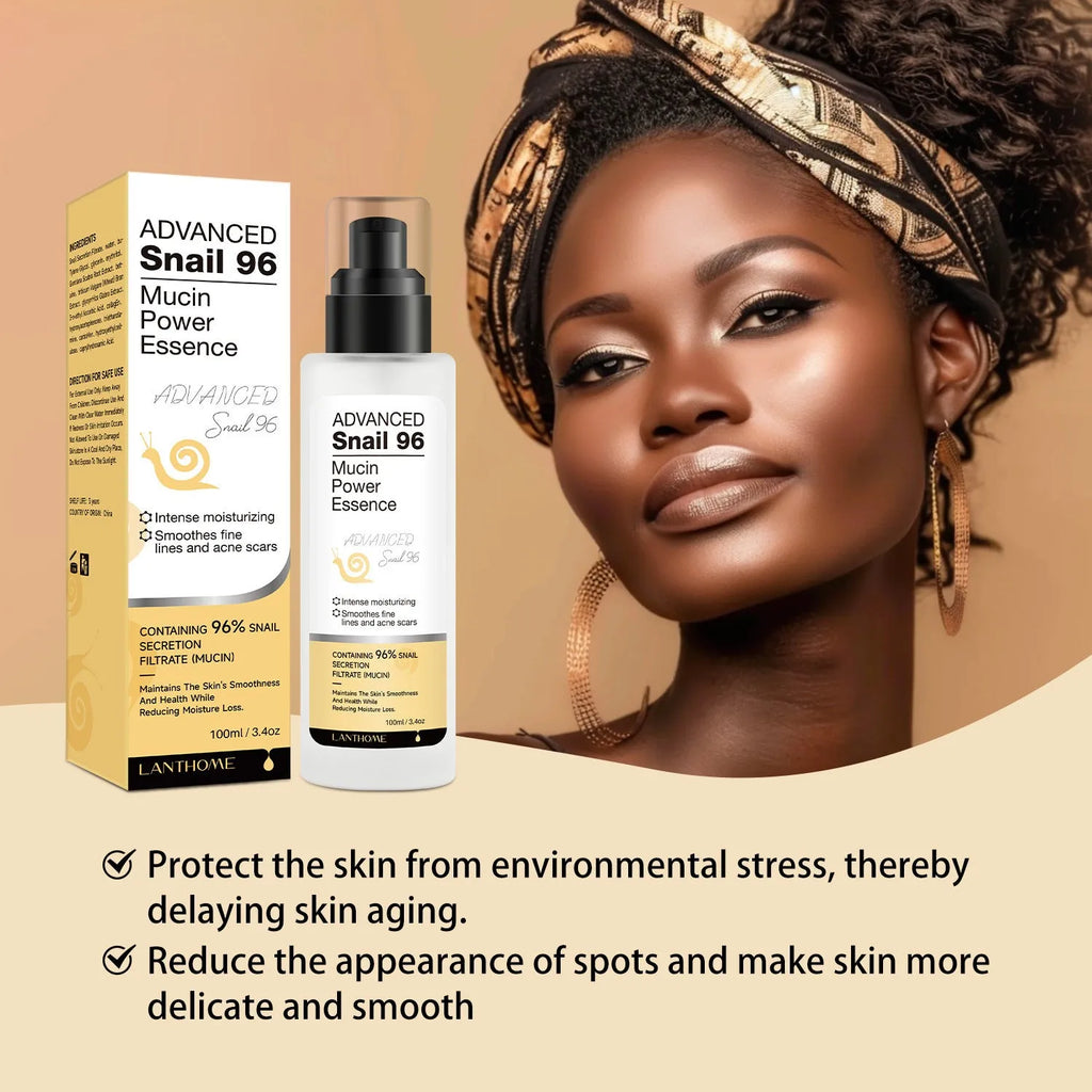 Snail snail serum moisturising facial essence 100ml bottle for universal skin care