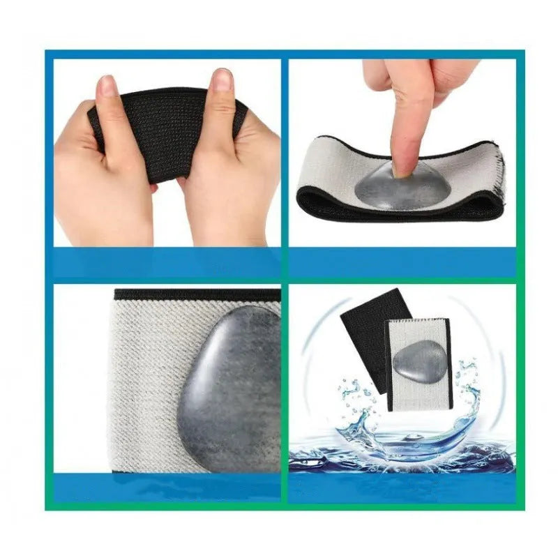 PU elastic foot bandage with heart-shaped arch support pad in ordinary and full heart styles.