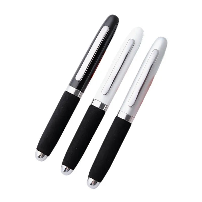 EVA metal cap mini ballpoint pen showing compact size and metal construction
