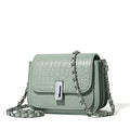 Women's black PU crossbody shoulder bag with sandwich pocket design and phone compartment