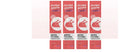 Pack of 10 cat strip snacks in four different flavours for adult cats.