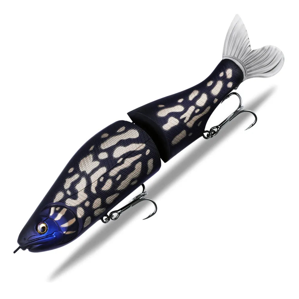 185mm soft plastic swimming fishing bait for bass tossing technique in multiple colours