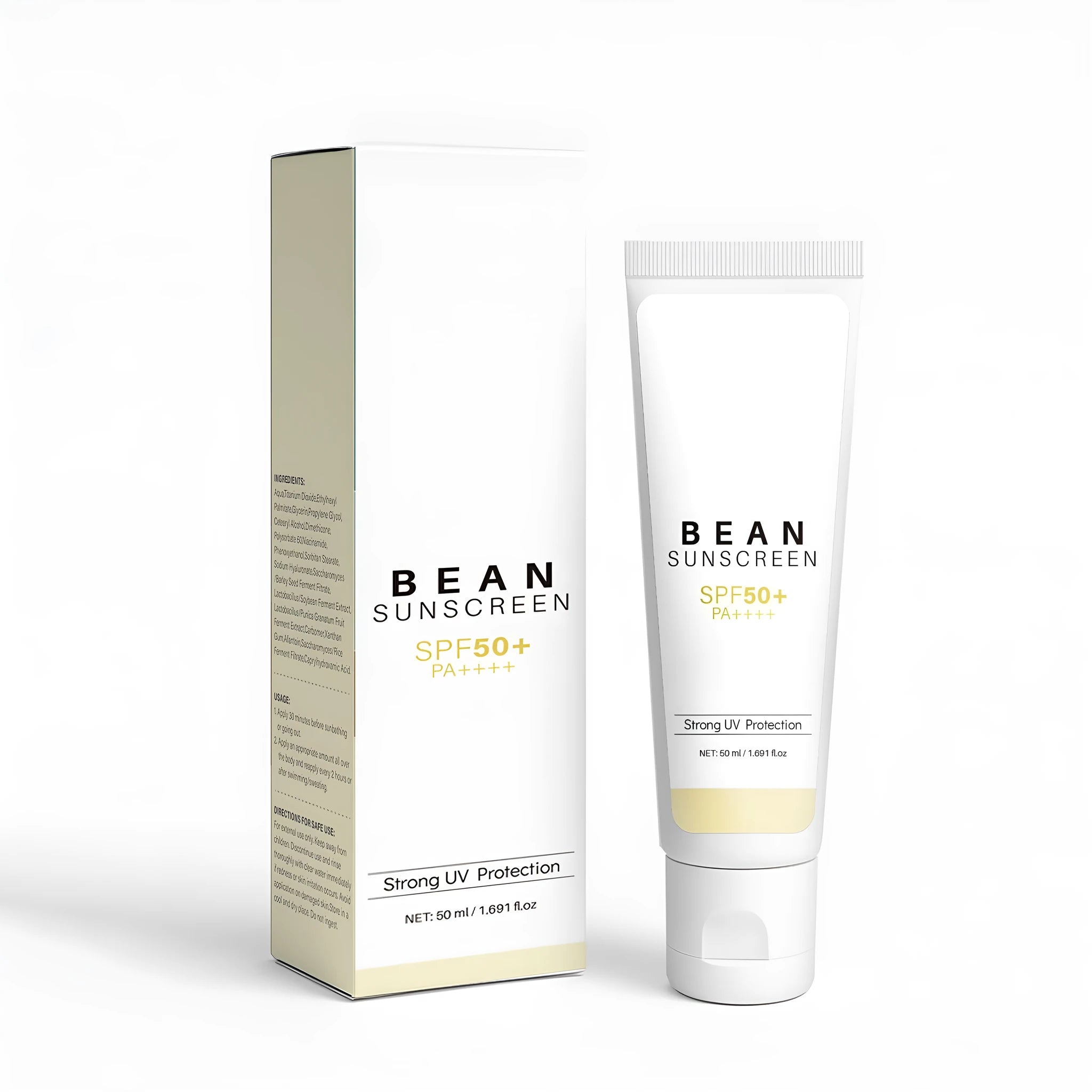50ml bottle of waterproof and UV protection makeup primer cream.