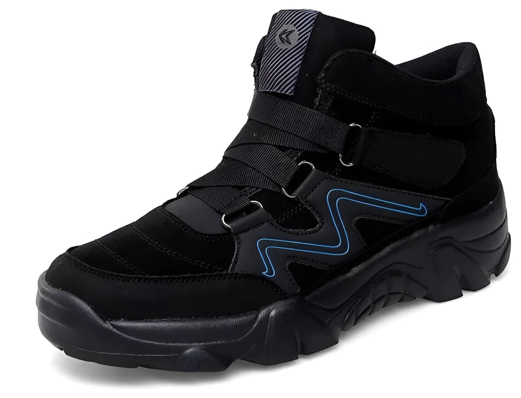 Men's classic casual trainer shoe available in black, blue, brown, and grey colour options.