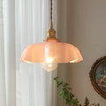 Medieval brass flower bud chandelier with adjustable height and five light colour options