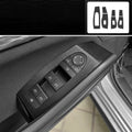 Car interior decorative vinyl sticker kit showing pre-cut pieces for dashboard, centre console and trim
