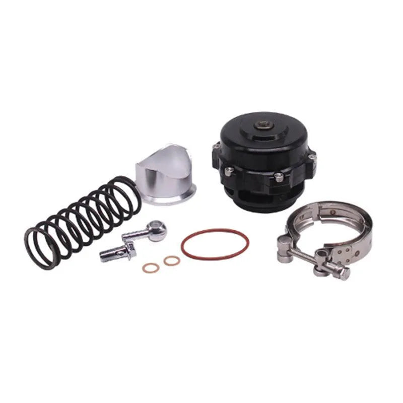 50mm aluminium alloy turbo blowdown valve showing six colour options