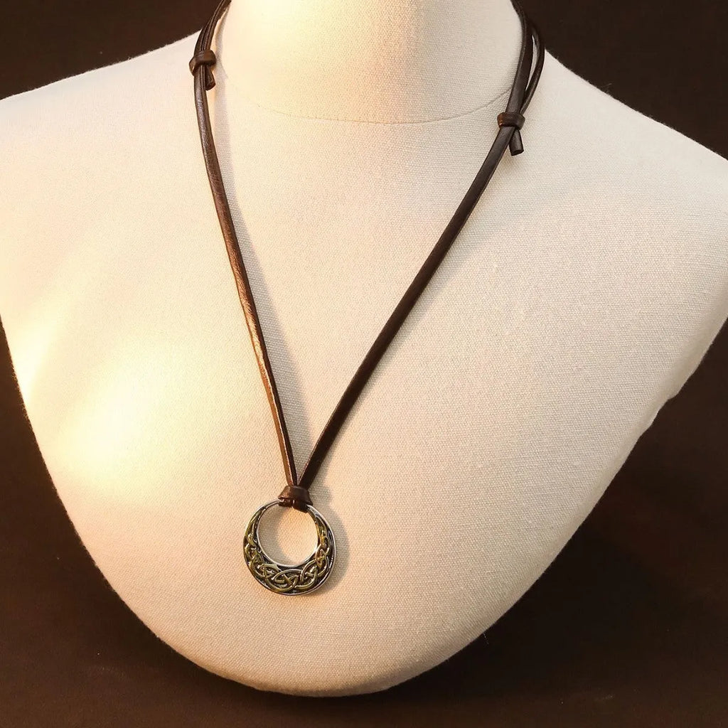 Alloy skull pendant necklace antique silver adjustable knot 71-80cm regular chain women jewellery