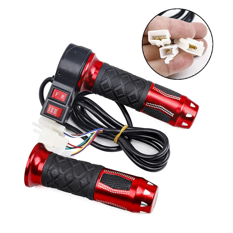 Three-wheel electric car modification accelerator transfer handle with three-speed control and multiple colour options