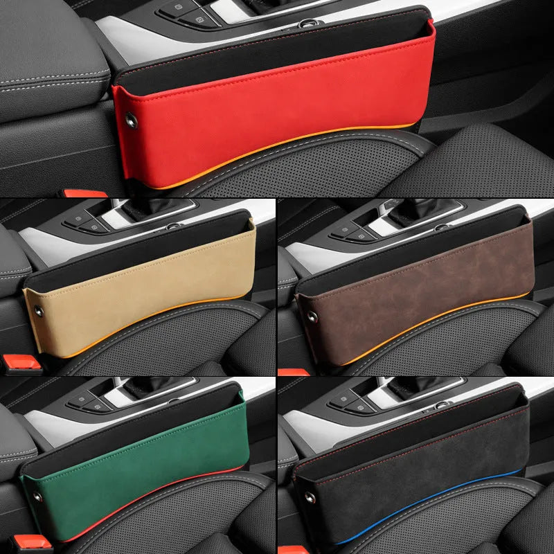 PU leather car seat storage organiser box in multiple colour options
