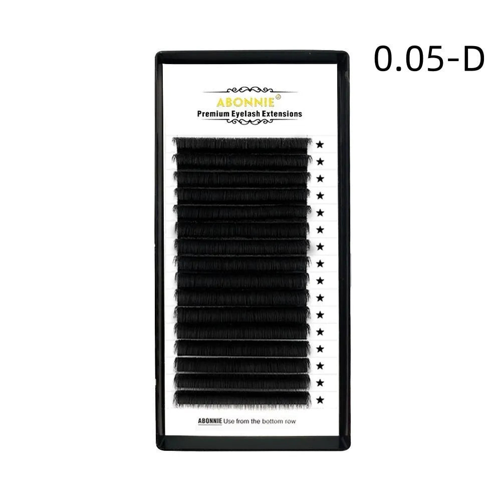 16-row dense round mink hair false eyelashes with matte finish showing length options 8-18mm
