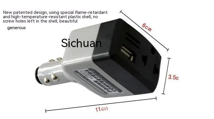 Model 011C car cigarette lighter to USB power adapter for mobile phone charging.