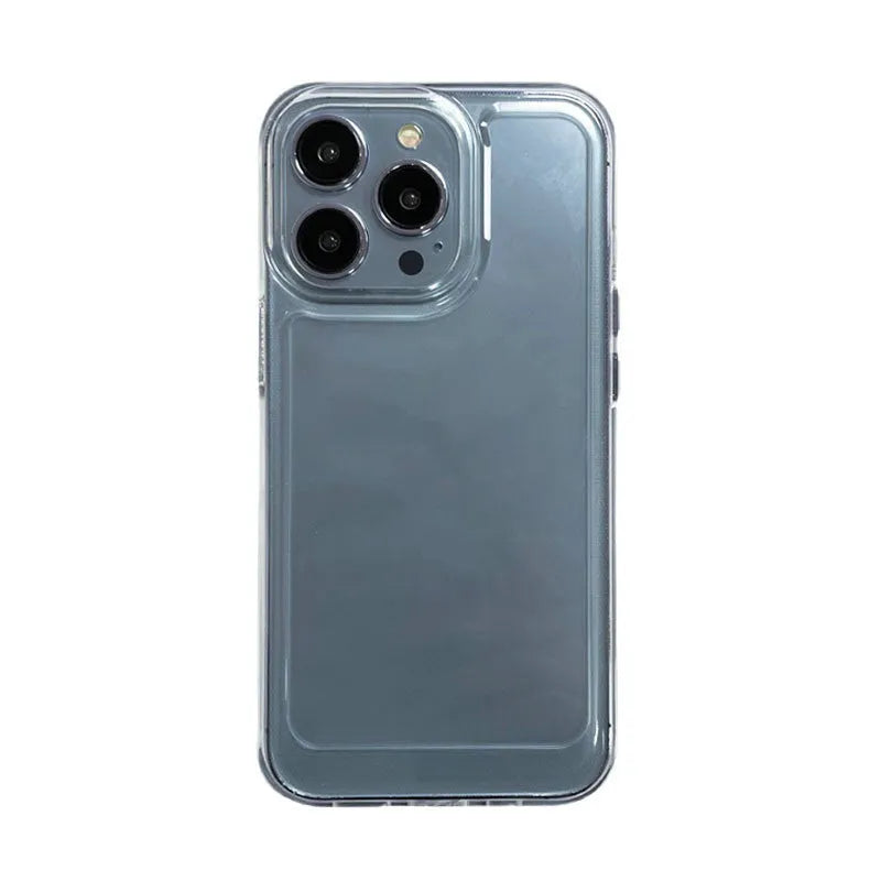 Transparent TPU shockproof phone case for Apple iPhone in Space Shell colour