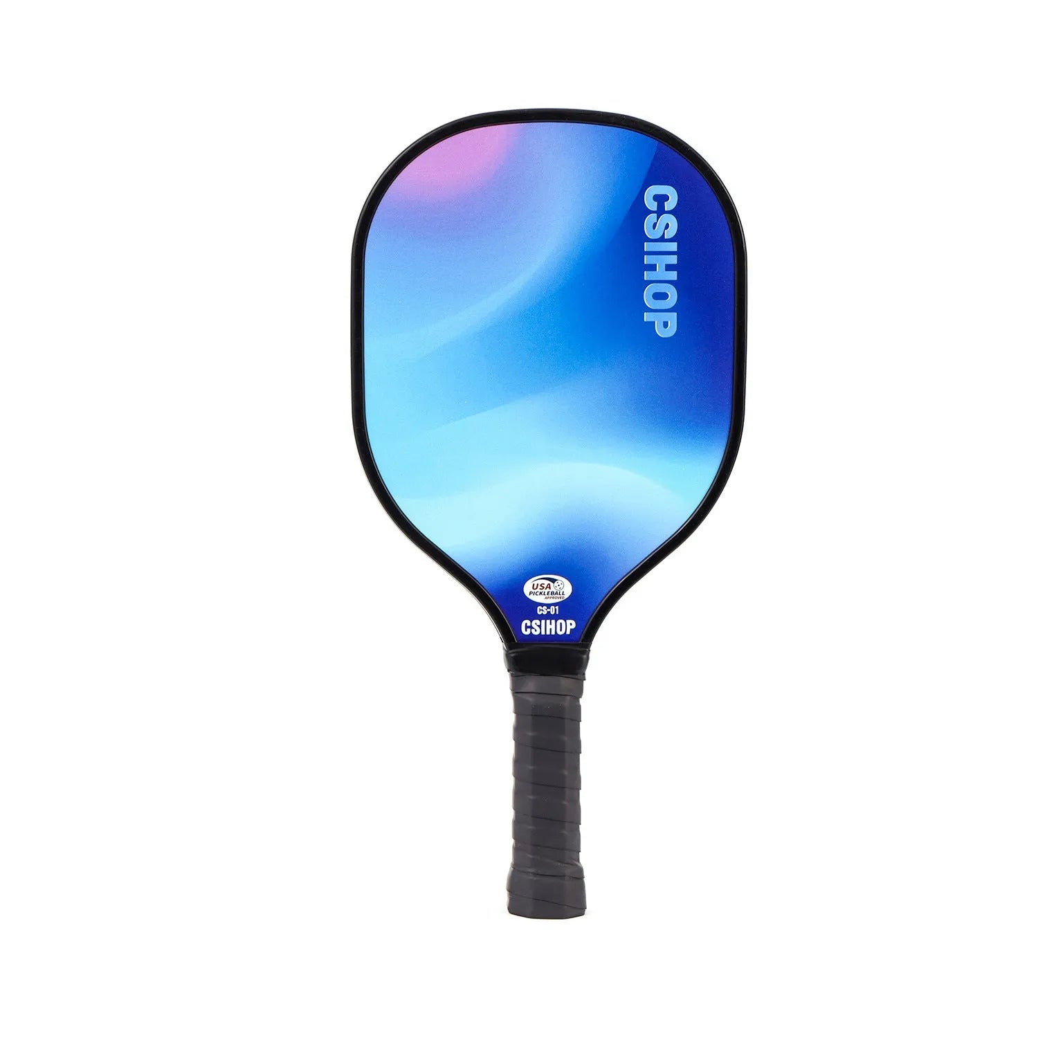 Poplar Peak wooden sports racket for table tennis and pickleball training, shown with model number options.