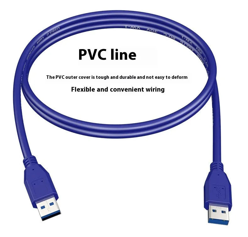 USB 3.0 A male to A male data cable for external hard drives with length options up to 5 metres