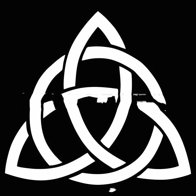 Waterproof car body sticker decal on vehicle door, shown in black, white, and laser colour options.