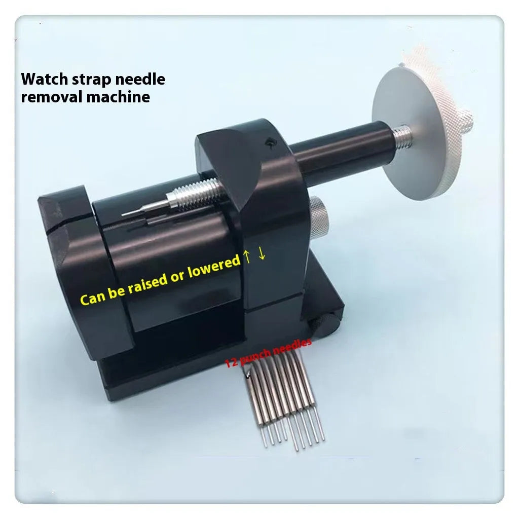 Alloy steel watch strap stripping machine repair tool kit with 12 pieces