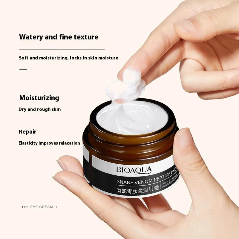 30g jar of peptide firming eye cream for nourishing moisturisation and dark circle improvement