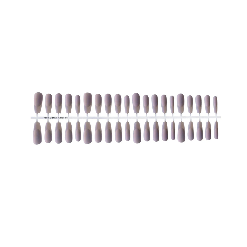40PCS space French manicure nail stickers in retro Chinese style with ultra-thin seamless finish