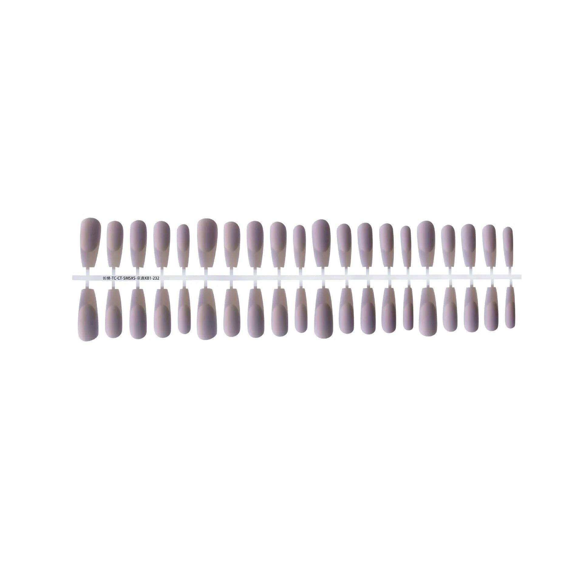 40PCS space French manicure nail stickers in retro Chinese style with ultra-thin seamless finish