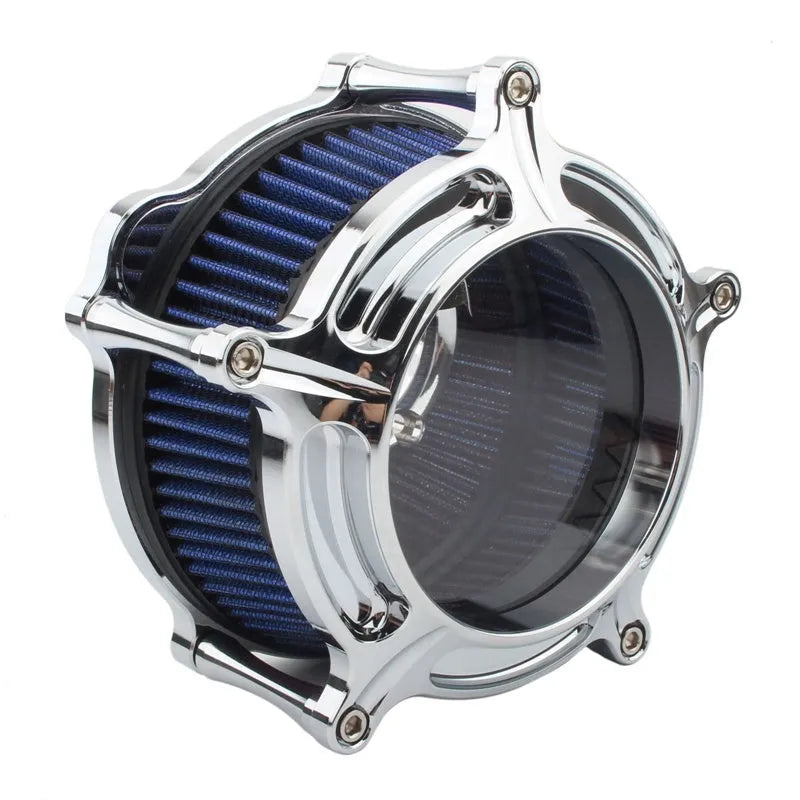 MP09-JJL aluminium motorcycle air filter for 300cc bikes in various colour options
