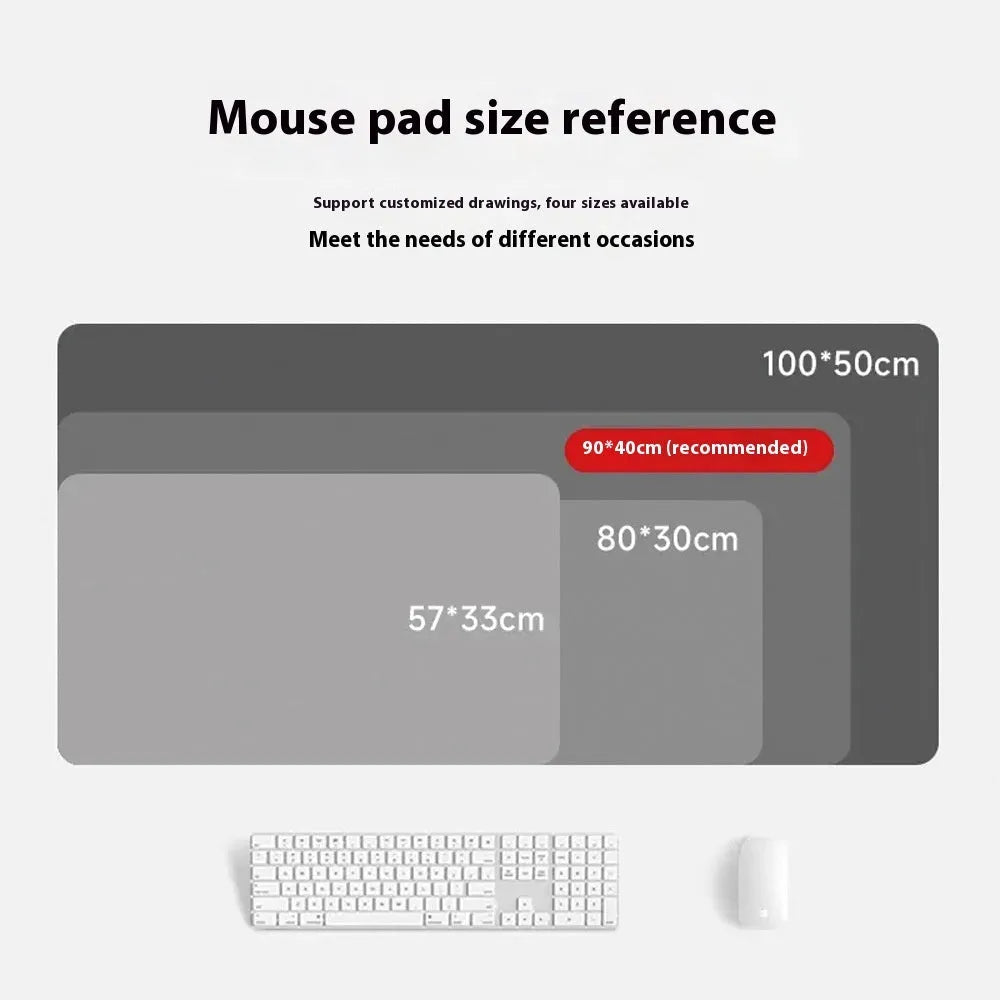 Japanese Samurai design cloth gaming mouse pad with non-slip base on desk