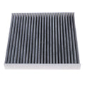 Grey Geely car air conditioning filter element measuring 215mm by 210mm by 30mm.