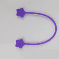 Silicone magnet wire winder organiser clip in various colours for cable management