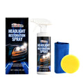 HOMONTH headlight restoration spray 120ml bottle with sponge and towel
