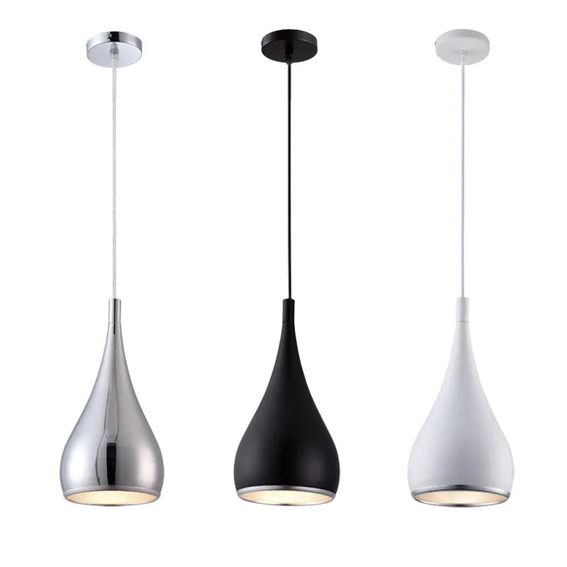 Minimalist iron chandelier with adjustable heads in black finish for bedroom or living room lighting