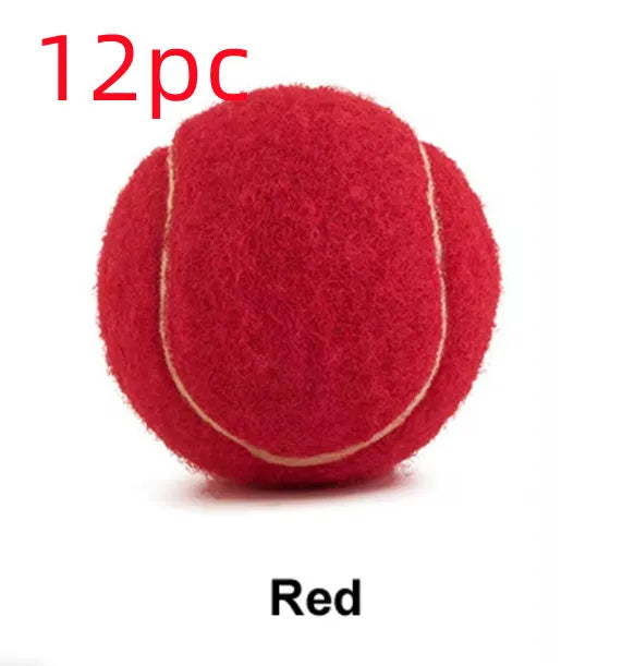 6.3cm bright coloured rubber dog tennis ball for bite-resistant fetch play
