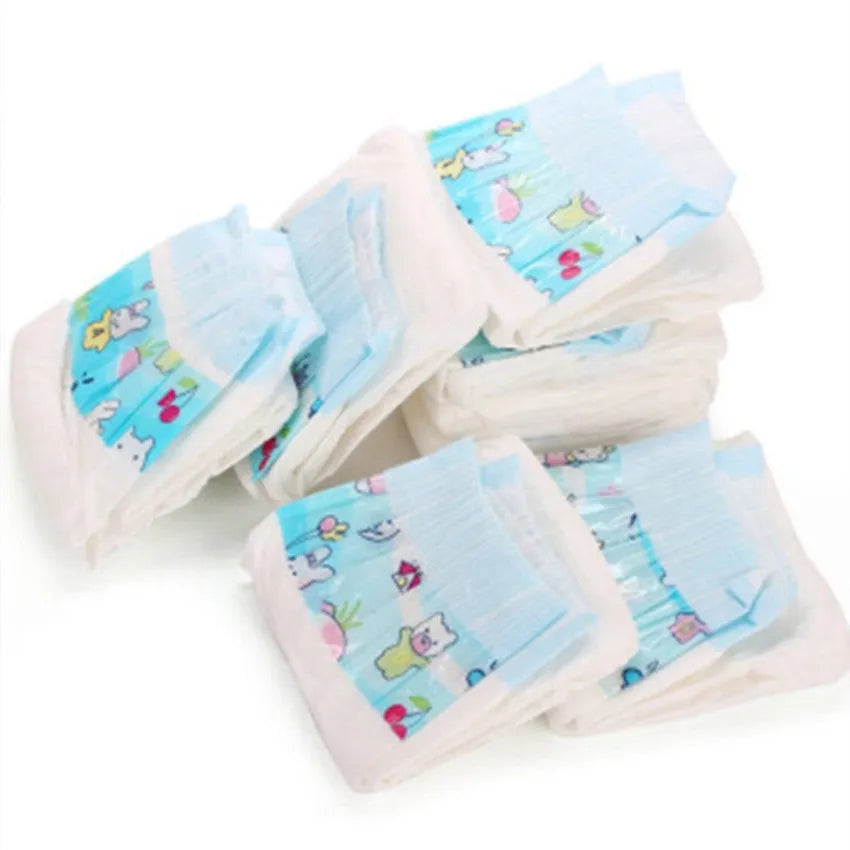 Disposable pet diapers made of non-woven fabric for female and male dogs in multiple sizes