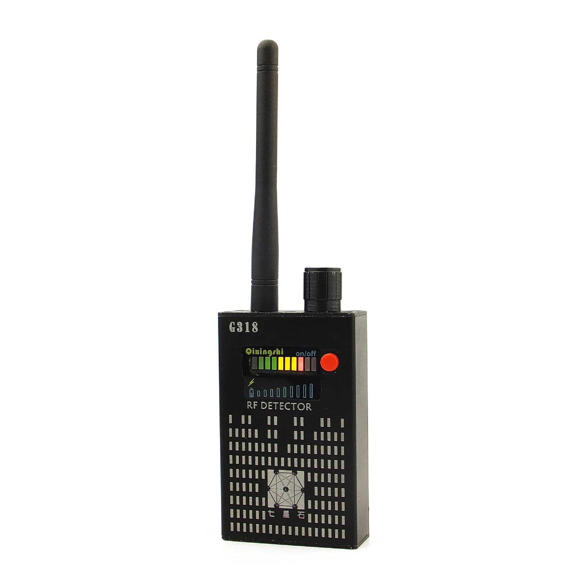 G318 professional signal detector measuring 102 x 52.5 x 21.5 mm
