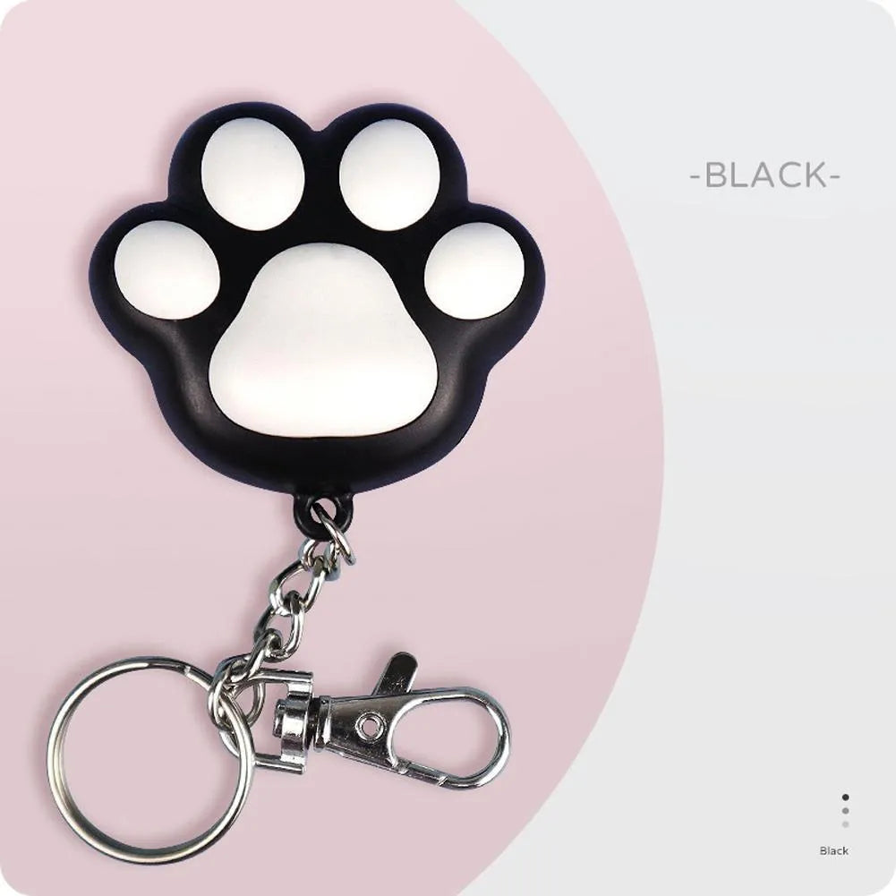 USB rechargeable infrared cat teaser keychain with lighting function in black or pink colour