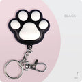 USB rechargeable infrared cat teaser keychain with lighting function in black or pink colour